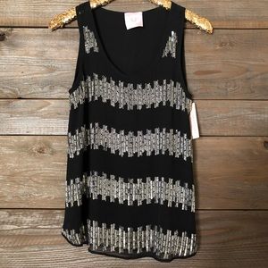 NEW! Romeo & Juliet Couture Sequin Top - Size S